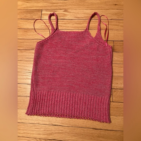 💗 EUC Pilcro Jenna pink knit tank - Picture 4 of 14